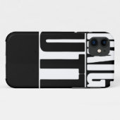 STRAIGHT OUTTAカスタムテキストはこちらT型 Case-Mate iPhoneケース (裏面(横))