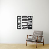 Straight Outtaテキストの追加 タペストリー (インサイチュ(横))