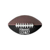 STRAIGHT OUTTA – ここにテキストを追加/独自に作成 アメリカンフットボール (正面)