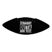 STRAIGHT OUTTA – ここにテキストを追加/独自に作成 アメリカンフットボール (パネル)