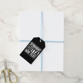 STRAIGHT OUTTA – ここにテキストを追加/独自に作成 ギフトタグ (より糸付き)