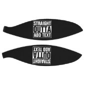STRAIGHT OUTTA – ここにテキストを追加/独自に作成 バスケットボール (パネル)