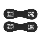 STRAIGHT OUTTA – ここにテキストを追加/独自に作成 野球ボール (パネル)