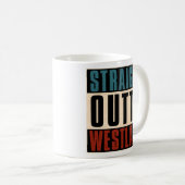 Straight Outta ウェストランド ミシガン州 コーヒーマグカップ (正面右)