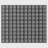 Straight Outta – テキストの追加ヴィンテージ カスタム ラッピングペーパー (フラット)