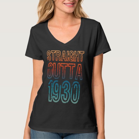 Straight Outta 1930 Tシャツ (正面)
