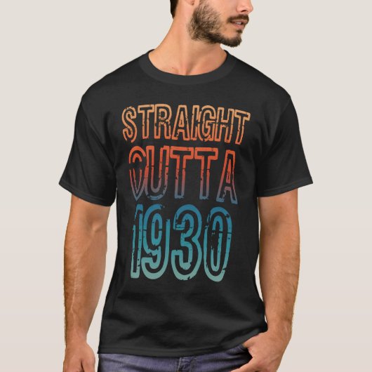 Straight Outta 1930 Tシャツ (正面)