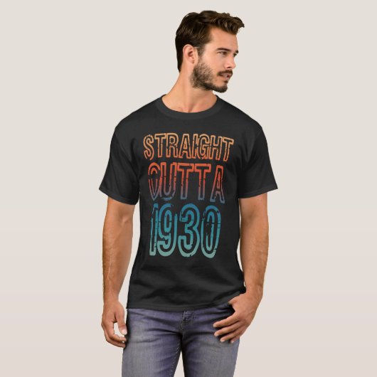 Straight Outta 1930 Tシャツ (正面フル)