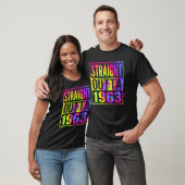 Straight Outta 1963 59th Birthday For Her Him Tシャツ (ユニセックス)