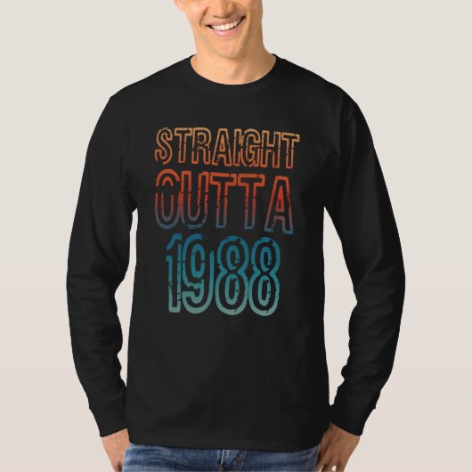 Straight Outta 1988 Tシャツ (正面)