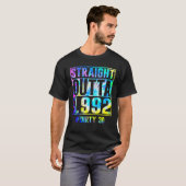 Straight Outta 1992 Dirty Thirty Funny 30Th Birthd Tシャツ (正面フル)