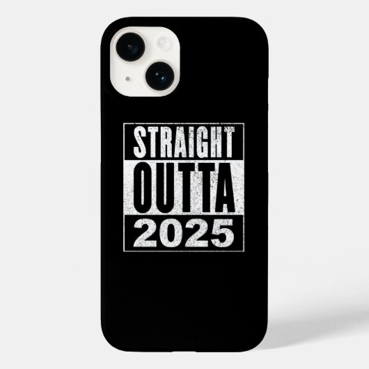 Straight Outta 2025 Case-Mate iPhoneケース (裏面)