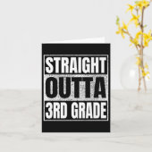 Straight Outta 3年生 2025 卒業 第三  カード (黄色い花)