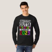 Straight Outta 5th Grade 2023 Graduation Fifth Gra Tシャツ (正面フル)