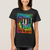 Straight Outta 5th Grade Great Graduation 2 Tシャツ (正面)