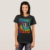 Straight Outta 5th Grade Great Graduation   2 Tシャツ (正面フル)