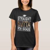 Straight Outta 9Th Grade T-shirt Leopard Lover Kid Tシャツ (正面)