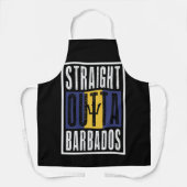 Straight Outta Barbados エプロン (正面)