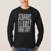 STRAIGHT OUTTA BONNER COUNTY Cool Home Quote   Tシャツ (正面)