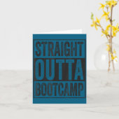 Straight outta bootcamp soldier basic training カード (黄色い花)