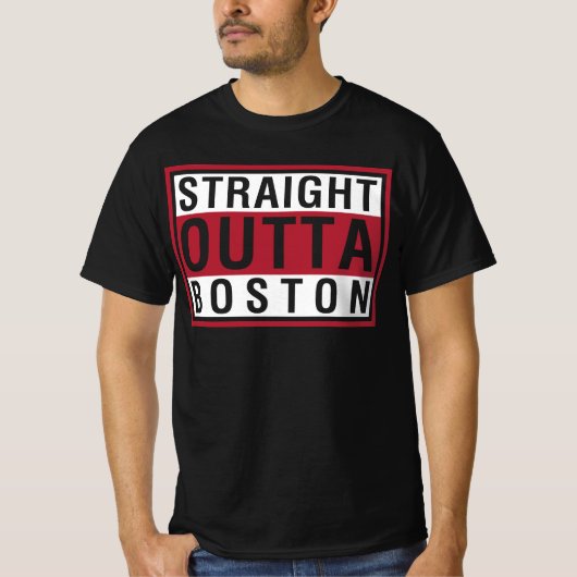 Straight Outta Boston Tシャツ (正面)