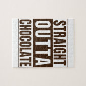 Straight Outta Brown Chocolate ジグソーパズル (横)
