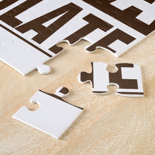 Straight Outta Brown Chocolate ジグソーパズル (側面)