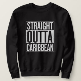 Straight outta Caribbean Rastafari Reggae Sweater スウェットシャツ