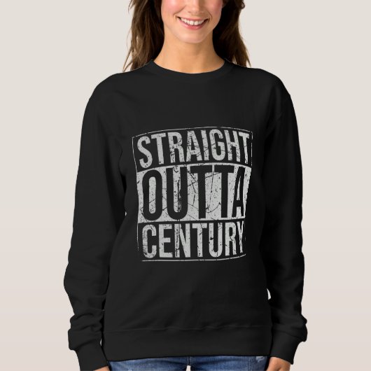 Straight Outta Century Vintage スウェットシャツ (正面)