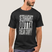 STRAIGHT OUTTA CHELAN COUNTY Cool Home Quote   Tシャツ (正面)