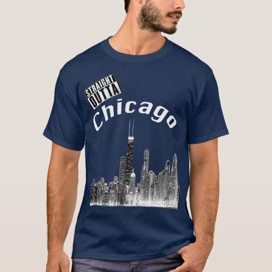 Straight OUTTA Chicago Tシャツ (正面)