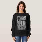 STRAIGHT OUTTA CHRISTIAN COUNTY Cool Home Quote スウェットシャツ (正面フル)
