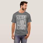 STRAIGHT OUTTA DETROIT SHIRT Michigan  Vintage Tシャツ (正面フル)