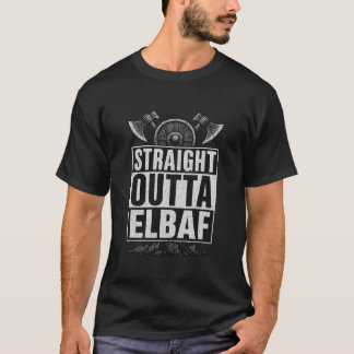 Straight Outta Elbaf – バイキング・アニメマッシュアップTシャツ Tシャツ