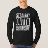 Straight Outta Elementary School School Graduation Tシャツ (正面)