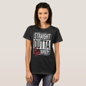 Straight Outta Eye Surgery  Glaucoma Eyes Cataract Tシャツ (正面フル)