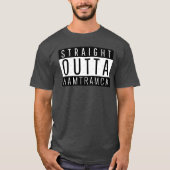 Straight Outta Hamtramck Michigan Oversized Tシャツ (正面)