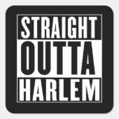 Straight Outta Harlem スクエアシール (正面)