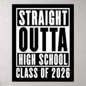 Straight Outta High School Class of 2026 ポスター (正面)
