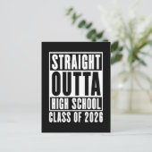 Straight Outta High School Class of 2026 ポストカード (スタンド正面)