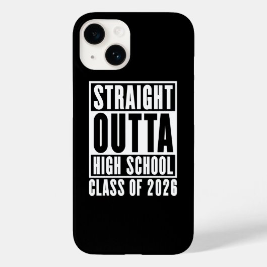 Straight Outta High School Class of 2026 Case-Mate iPhoneケース (裏面)