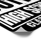 Straight outta high school class of 2026 senior ポスター (角)