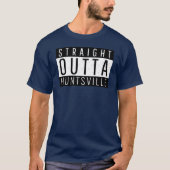 Straight Outta Huntsville Alabama Oversized Tシャツ (正面)