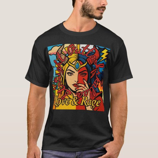 Straight Outta Irkalla Love and Rage Tシャツ (正面)