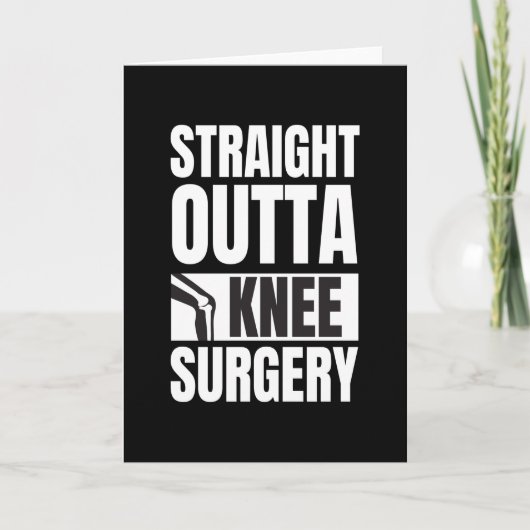 Straight Outta Knee Surgery カード (正面)