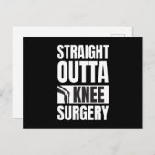 Straight Outta Knee Surgery ポストカード (正面/裏面)