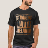 Straight Outta Melanin Black Live Matter History M Tシャツ (正面)