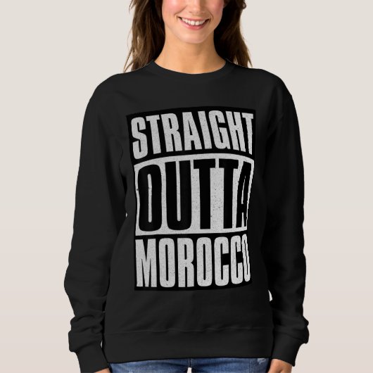 Straight Outta Morocco スウェットシャツ (正面)