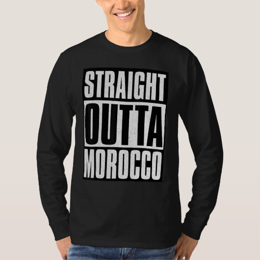 Straight Outta Morocco Tシャツ (正面)
