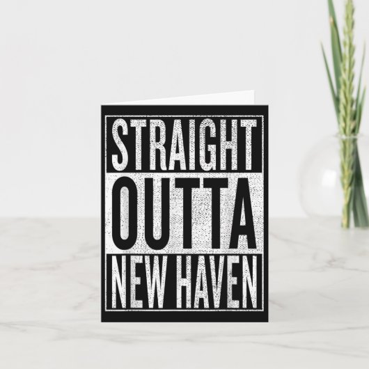 Straight Outta New Haven Great Travel &amp;  カード (正面)